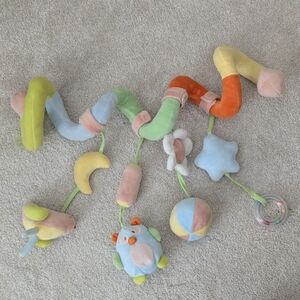 Pastel Spiral Plush Activity Toy - Multicolor